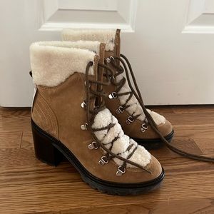 MARC FISHER SUEDE BOOTIES